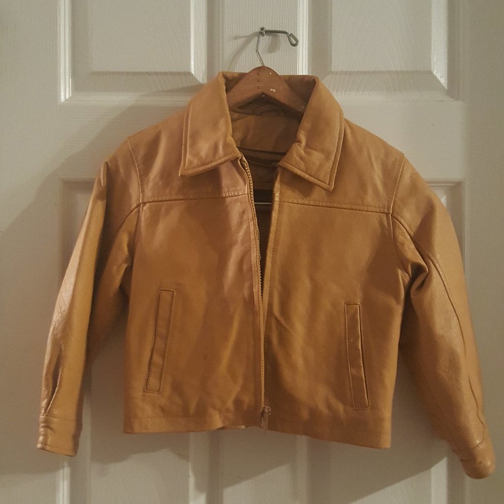 Kids Leather Jacker